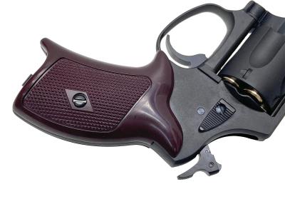 [マルシン] ポリスリボルバー 2インチ 51ミリ銃身 Xカートリッジ 【プラグリップ仕様】 ブラックHW (新品)サブ画像へ5