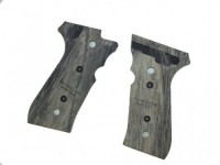 アルタモント 木製フィンガーグリップ ベレッタ M9A1M92F用　アメリカ製 ☆アルタモント ベレッタ M92F用 木製グリップ チェッカー