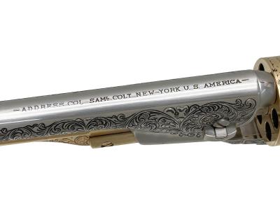 [マルシン/フランクリンミント] コルト M1861 Navy カスター将軍のリボルバー 樹脂製 装飾銃 額付き (中古)サブ画像へ7