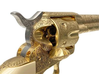 [マルシン/フランクリンミント] コルト ジョンウェイン リボルバー 装飾銃 非発火 金属モデルガン 151284 額付き (中古)サブ画像へ8