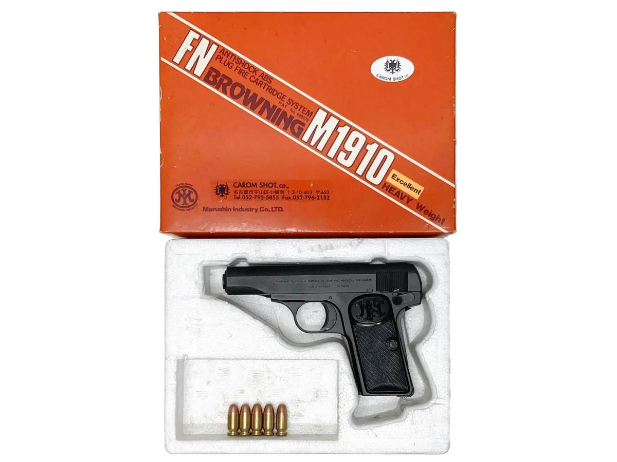 [マルシン] FN ブローニング M1910 エクセレントHW ダミーカート仕様 バレル黒 (中古)