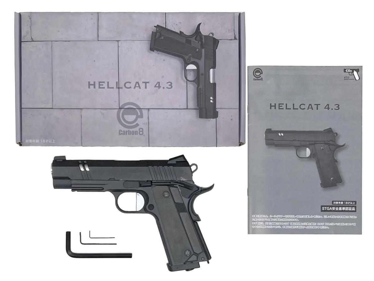 [Carbon8] HELLCAT ヘルキャット 4.3 CO2 GBB ガスブローバックガン (中古～新品取寄)