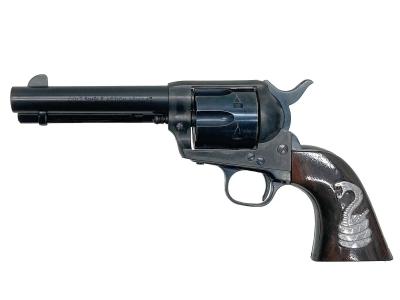 [タナカ] コルト SAA D.C. シビリアン HW ペガサスガスガン ブルーイングカスタム ラトルスネーク木製グリップ装備 (中古)サブ画像へ1