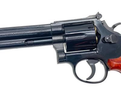 [マルシン] S&W M586 .357マグナム 6インチ プラスチックグリップ マットブラックABS モデルガン グリップ塗装/墨入れカスタム (中古)サブ画像へ2
