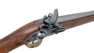 [DENIX] フロントリックライフル マスケット銃 ブラウンベス 観賞用レプリカ バレルカット (中古)サブ画像へ5