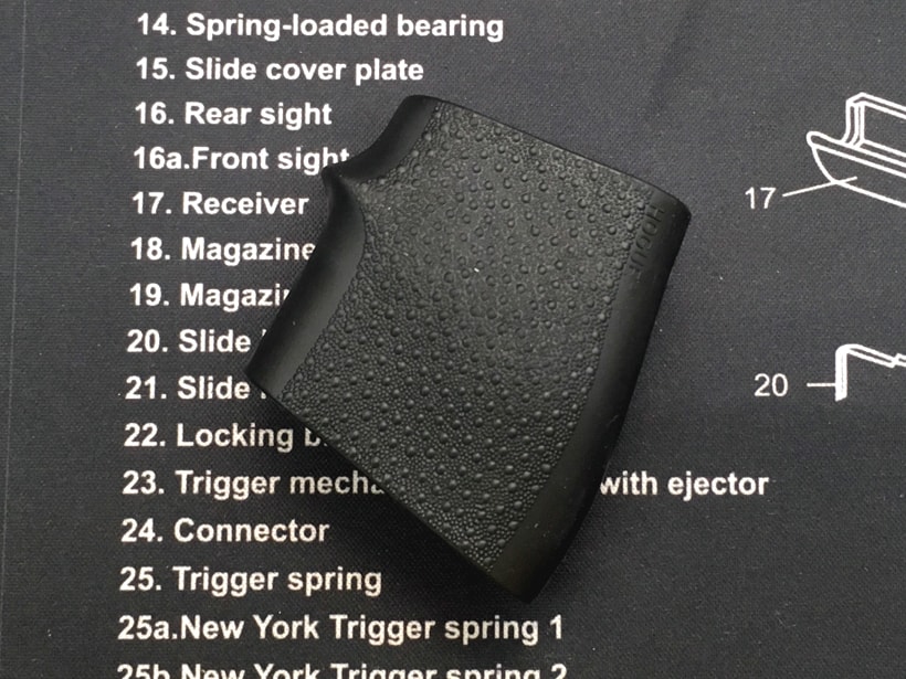 [HOGUE] ラバーグリップ ハンドオールJr 各社小型オートマチック用 18000 (新品)