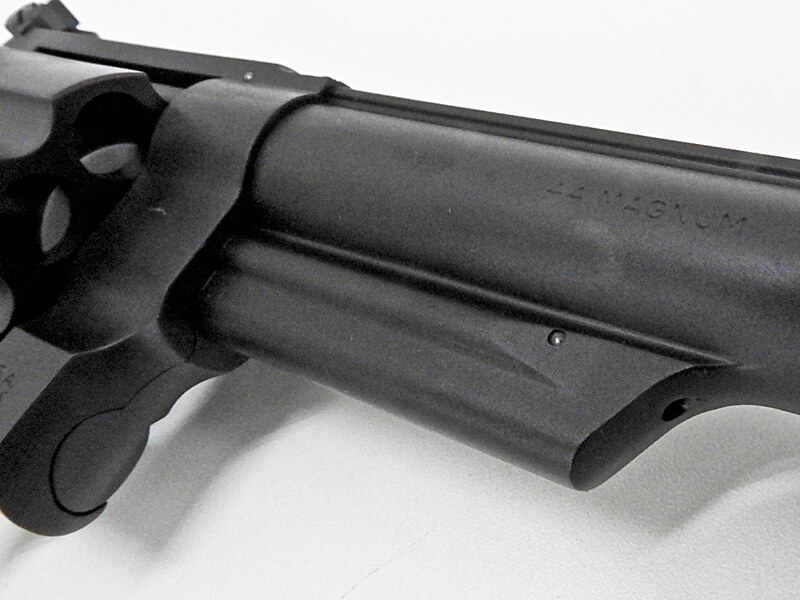 [タナカ] S&W M29 カウンターボアード 6.5インチ ダーティハリーモデル HW ver.2 モデルガン (未発火) 商品参考画像7 バレル右側の刻印。