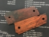 [アルタモント] M1911 ガバメント用 木製グリップ フルチェッカー 赤/ローズ (新品取寄)