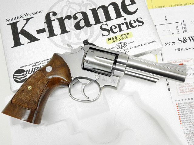 タナカ S&W M66 4インチ ジュピターフィニッシュ - ミリタリー