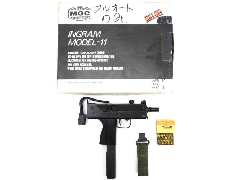 [MGC] イングラム M11 MG-BLK ABS フルオートモデル 発火モデルガン (中古)