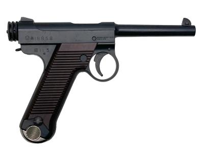 [マルシン] 南部十四年式 前期型 6mmBB マットブラックABS プラグリップ仕様 マガジンガス漏れ (訳あり)サブ画像へ1