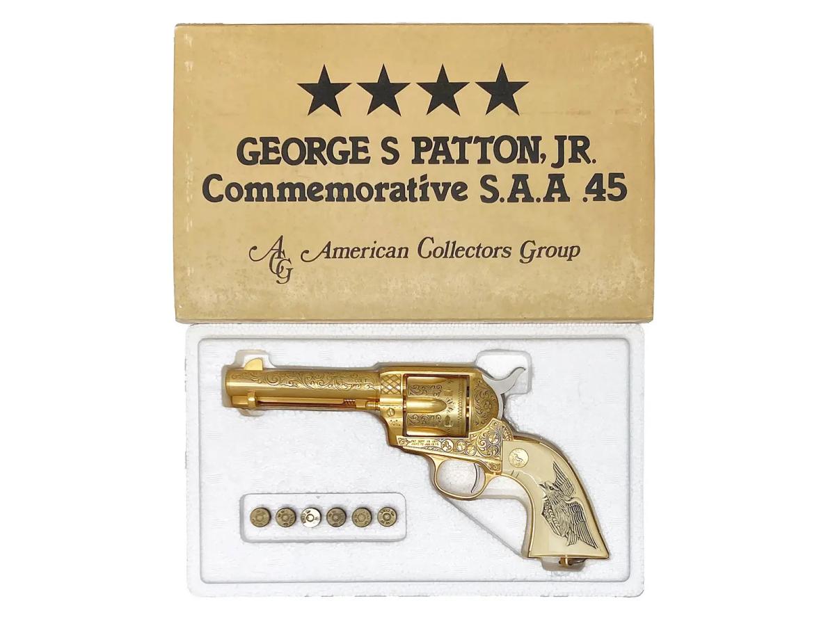 [マルシン] コルト SAA.45 ジョージ・S・パットン将軍記念モデル 金属モデルガン (中古)