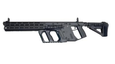 [KRYTAC] KRISS VECTOR BK SMG 電子トリガー＆MOSFET KTAEG-VSMGF-BK05 電動ガン レイルハンドガードカスタム ガンケース付 (中古)サブ画像へ1