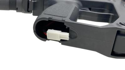 [KRYTAC] KRISS VECTOR BK SMG 電子トリガー＆MOSFET KTAEG-VSMGF-BK05 電動ガン レイルハンドガードカスタム ガンケース付 (中古)サブ画像へ8