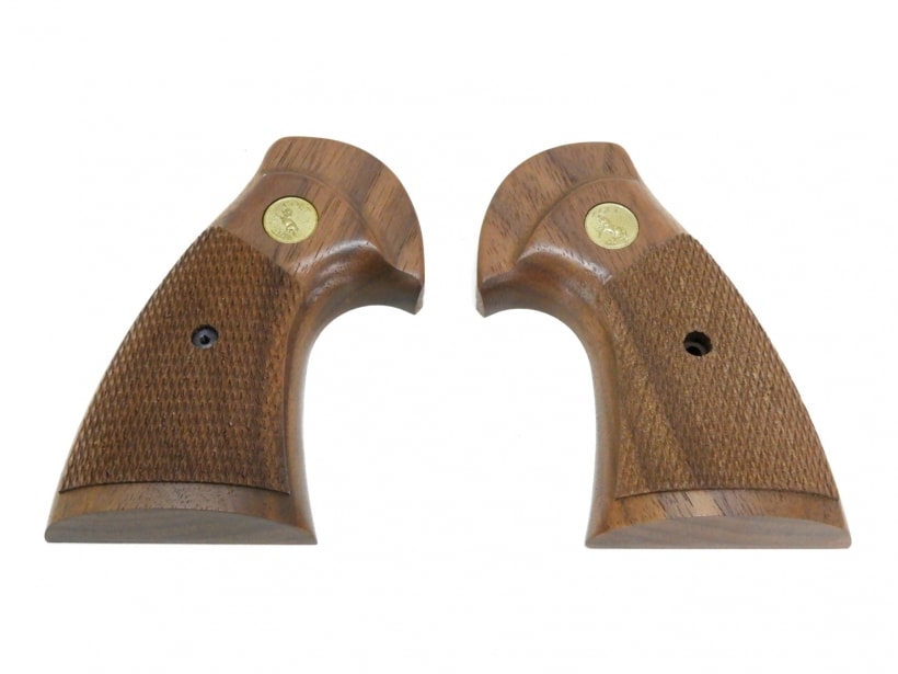 [タナカ] パイソン アメリカンウォールナット製 オーバーサイズチェッカーグリップ (中古)