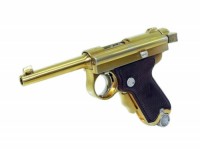 [マルシン] 南部式小型自動拳銃 BABY NAMBU 「東京ガス電刻印」 ダミーカートリッジ式 モデルガン (中古)