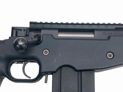 [東京マルイ] L96 AWS ブラックストック 大型マズル/ロングマウントレイル カスタム エアガン (中古)サブ画像へ6