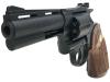 [タナカ] コルトパイソン 357マグナム 4インチ Rモデル HW 発火モデルガン 木製グリップカスタム (未発火)