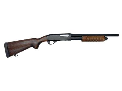 [マルゼン] レミントン M870 ライアットショットガン ウッドストックバージョン ウェザリングカスタム (中古)サブ画像へ1