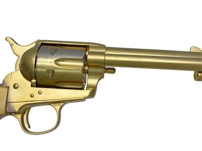 [コクサイ] コルト SAA シビリアン ピースメーカー 金属モデルガン 再塗装品/グリップカスタム (中古)サブ画像へ4