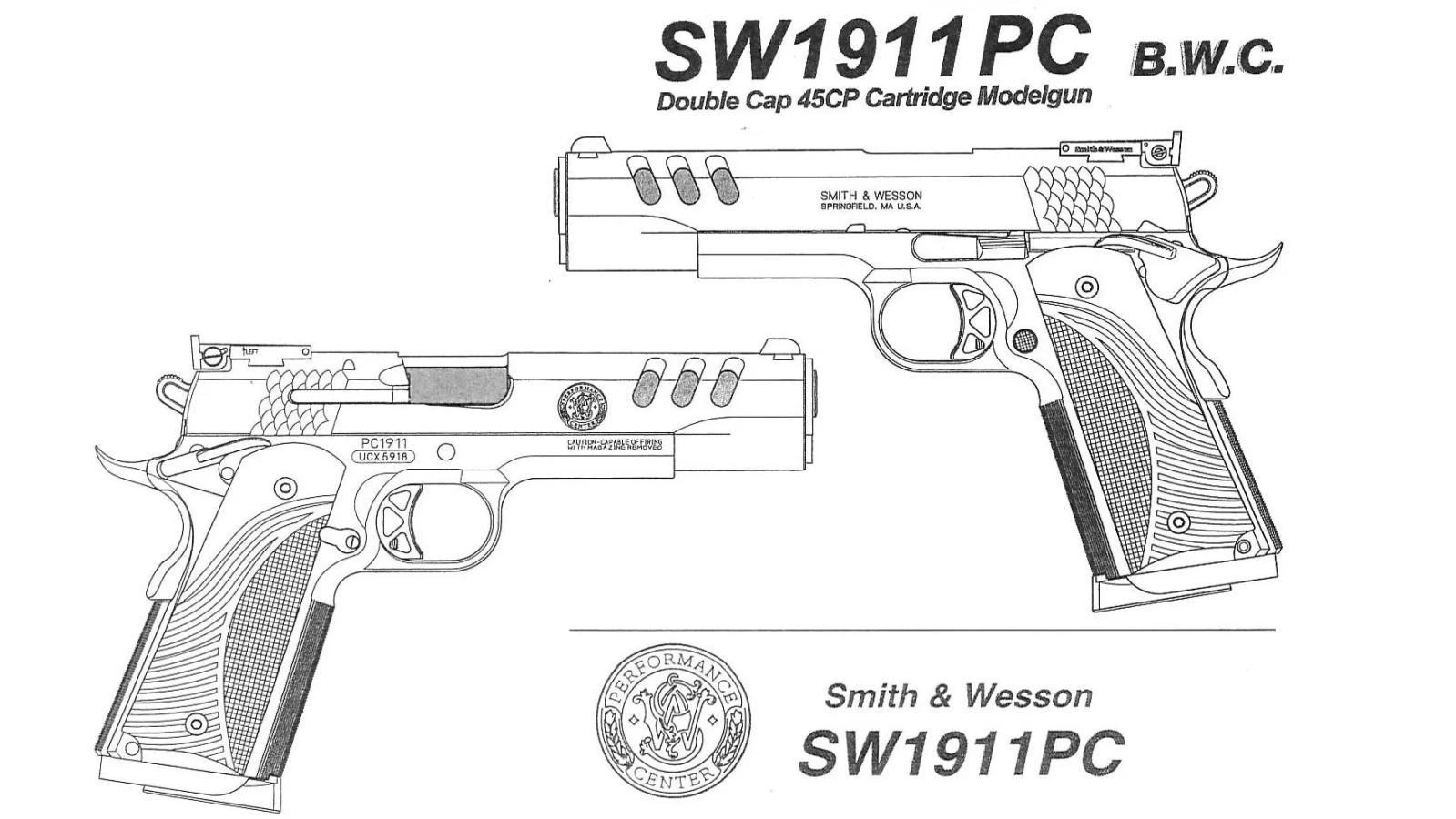 [BWC] SW1911PC パフォーマンスセンター 発火モデルガン (新品予約受付中! 特典あり)