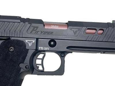 [BELL] JW4 TTIタイプ PIT VIPER 刻印版 ステッピンググリップ仕様 ガスブローバック ガスガン No.303A クラックあり 動作可 (訳あり)サブ画像へ5