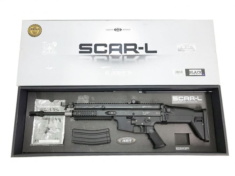 [東京マルイ] SCAR-L ブラック 次世代電動ガン 発射不可 (訳あり)