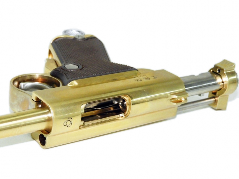 [マルシン] 南部式小型自動拳銃 BABY NAMBU 「東京砲兵工廠刻印」 ダミーカートリッジ式 モデルガン (中古) 製品参考画像6 