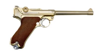 [マルシン] ルガー P08 6インチ Marine 木製グリップ 金属モデルガン ハンマー若干難あり (訳あり)サブ画像へ2