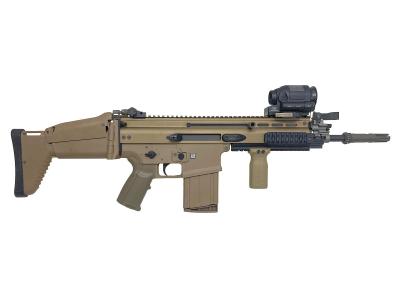 [WE] FN HARSTAL SCAR-H オープンボルト ガスブローバック TAN グリップカスタム (中古)サブ画像へ2