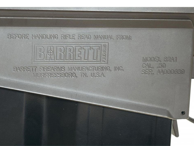 [SNOW WOLF] バレット/BARRET M82A1 フルメタルエアーコッキング BK スコープセット 刻印ver (新品) 製品参考画像1 