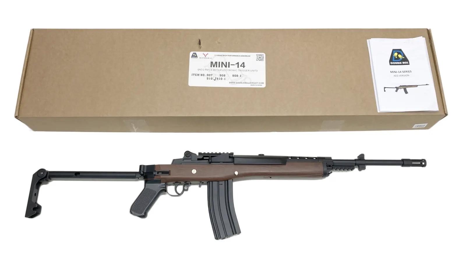 [BELL] Mini-14 GB メタル電動ガン  フェイクウッド ETUバージョン BK (中古)