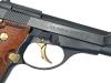 [マルシン] ベレッタ M84 特別仕様 X-PFC ハーフチェッカー 木製グリップ 完成品 発火モデルガン プレミアムエディション (新品)
