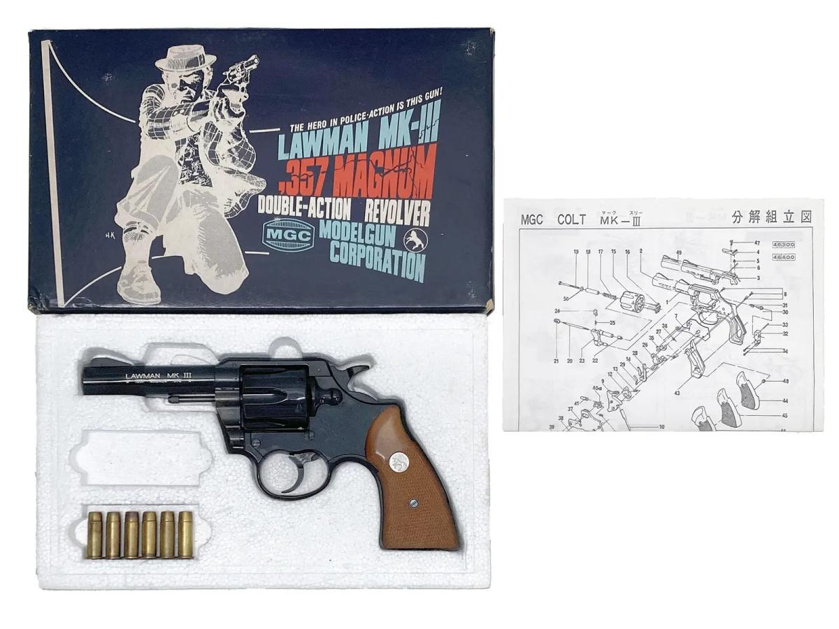 [MGC] コルト ローマン MkIII 4インチ ABS 刻印ホワイト入り (中古)