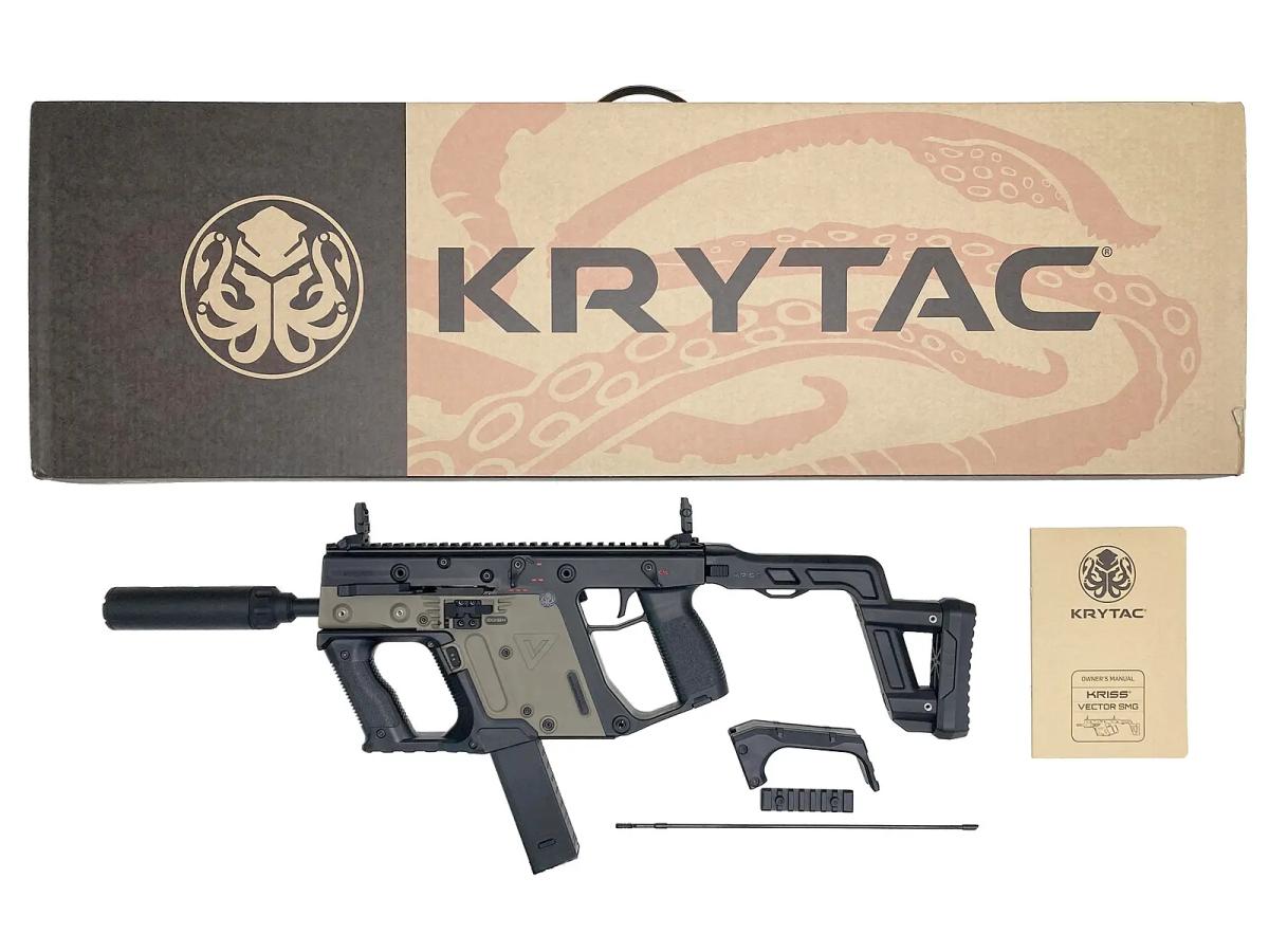 [KRYTAC] KRISS VECTOR(クリスベクター) 電子トリガー&MOSFET 電動ガン サプレッサーカスタム (中古)