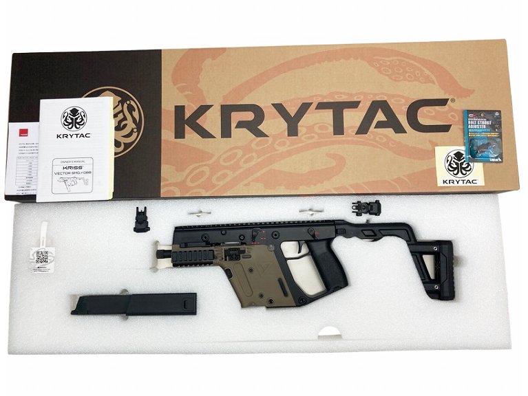 [KRYTAC] KRISS VECTOR クリスベクター GBB ガスブローバックガン ツートーンカラー　プチカスタム (中古)