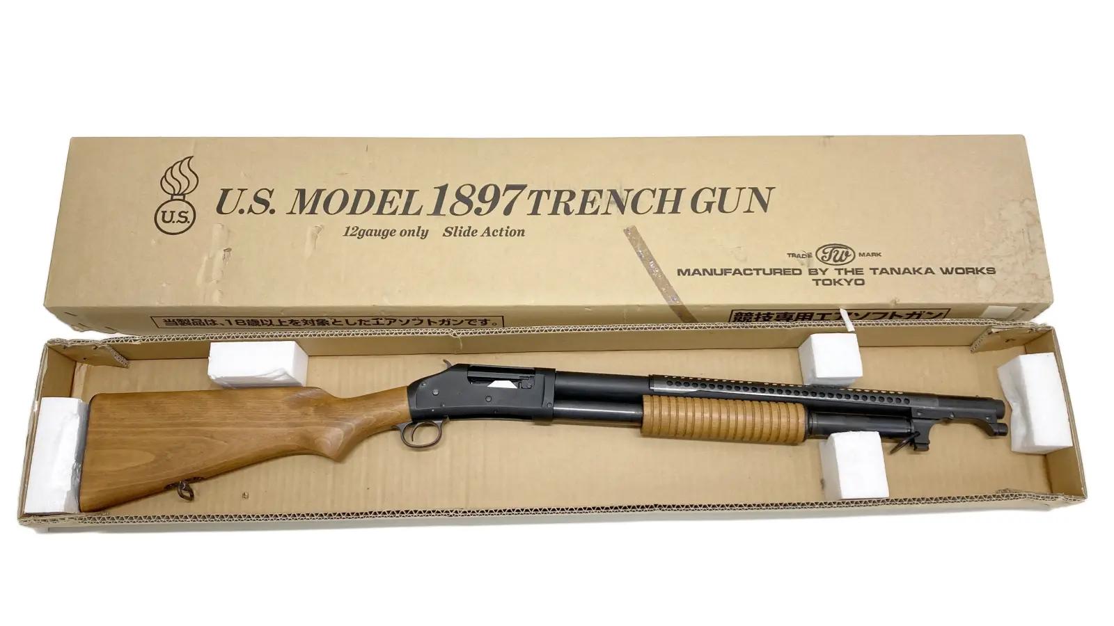 [タナカ] U.S. M1897 トレンチガン ガスポンプアクション エキストラクター欠品 (訳あり)