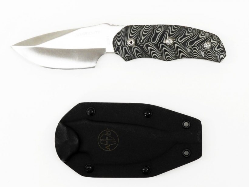 [Alfa Benetti] アウトドアスキナー ドロップポイントナイフ (中古)