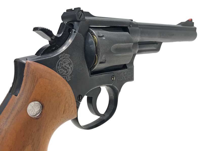 コクサイ] S&W M19 6インチ HW チェッカータイプ木製グリップ付