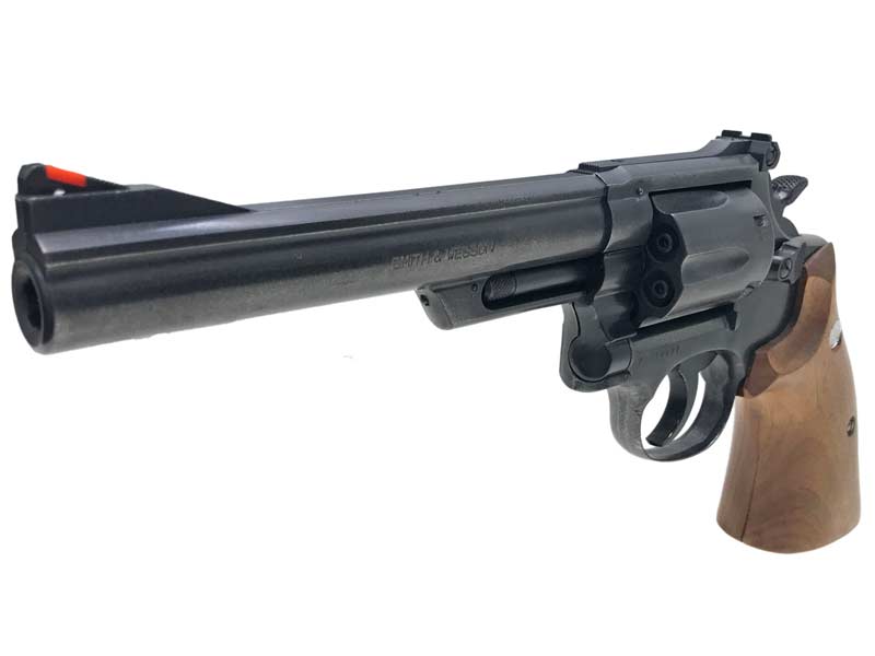 コクサイ] S&W M19 6インチ HW チェッカータイプ木製グリップ付