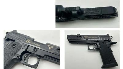 [BATON airsoft] BT-SAND VIPER BK Co2 GBB_ガスブローバック リアル刻印カスタム (新品予約受付中! 特典あり)サブ画像へ1