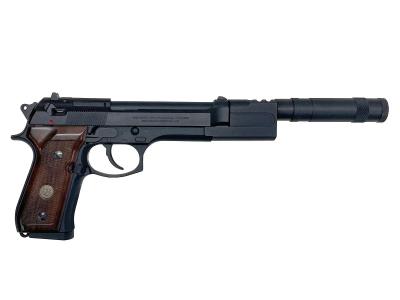 [WA] ベレッタ M92FS レオン サイレンサー / Beretta実物木製グリップ GBB (中古)サブ画像へ2