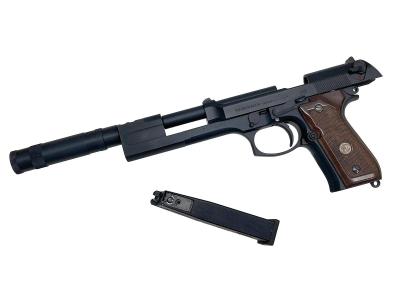 [WA] ベレッタ M92FS レオン サイレンサー / Beretta実物木製グリップ GBB (中古)サブ画像へ6