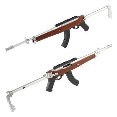 [SEAL Airsoft] H-05 Ruger 10/22 Retro Tactical Folding Stock Black ガスブローバックライフル シルバー A-seal-h-05-sl (新品予約受付中! 特典あり)サブ画像へ3