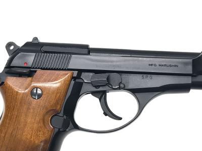 [マルシン] NEW ベレッタM84 ABS モデルガン 木製グリップカスタム (中古)サブ画像へ4
