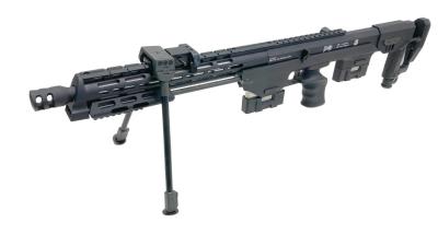 [S&T] DSR-1 ボルトアクション エアコッキングライフル BK ハードガンケース付 バイポッド収納保持難あり (中古)サブ画像へ1