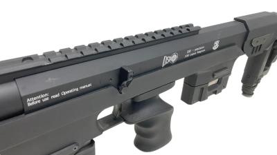 [S&T] DSR-1 ボルトアクション エアコッキングライフル BK ハードガンケース付 バイポッド収納保持難あり (中古)サブ画像へ6