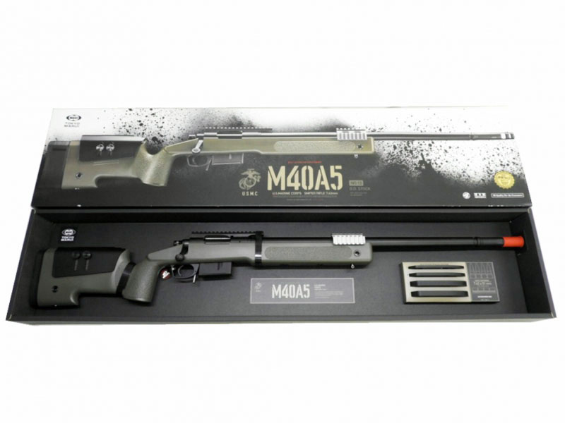 東京マルイ] M40A5 ODカラー ボルトアクションエアーライフル (中古