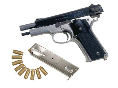 MGC] S&W M59 フレームシルバー 発火モデルガン 組み立てキット