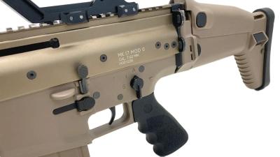 [WE] FN HARSTAL SCAR-H オープンボルト ガスブローバック TAN マークスマンカスタム (中古)サブ画像へ5